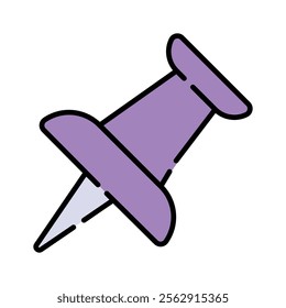 Trendy vector of thumbtack in modern style, ready to use icon
