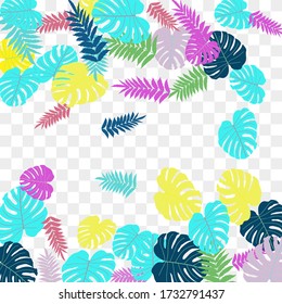 Trendy vector tropical pattern, great design for any purposes. Beautiful spring garden. Tropical backdrop. Summer green garden. Summer tropical leaf. Holiday decoration.