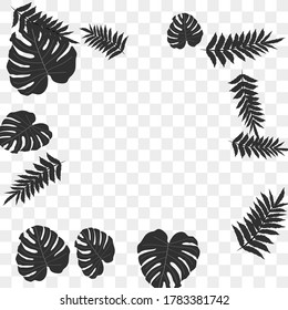 Patrón tropical vectorial de moda, gran diseño para cualquier propósito. Hermoso jardín primaveral. Fondo tropical. Verano jardín verde. Hoja tropical de verano. Decoración de vacaciones.