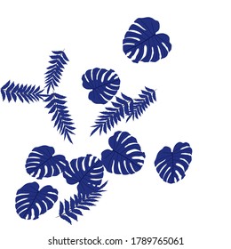 Trendy vector tropical pattern, great design for any purposes. Beautiful spring garden. Tropical backdrop. Summer green garden. Summer tropical leaf. Holiday decoration.