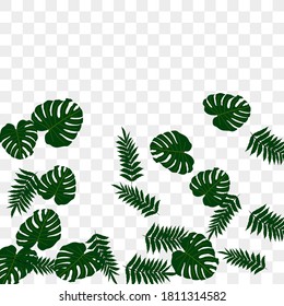 Trendy vector tropical pattern, great design for any purposes. Beautiful spring garden. Tropical backdrop. Summer green garden. Summer tropical leaf. Holiday decoration.