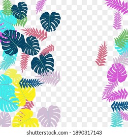 Trendy vector tropical pattern, great design for any purposes. Beautiful spring garden. Tropical backdrop. Summer green garden. Summer tropical leaf. Holiday decoration.