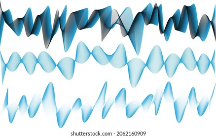 Trendy vector wave from many colored lines. Abstract wavy stripes isolated and curved creative line art fashion gradient.