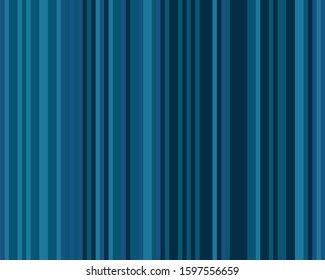 Trendy vertical lines, great design for any purposes. Classic blue. Textile design texture. Fabric pattern. Seamless vector pattern.  