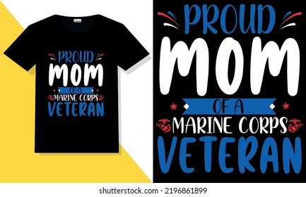 Trendy veteran t shirt design