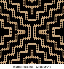 Trendy wallpaper design with minimal geometric abstract seamless pattern line stripes good for background and print.