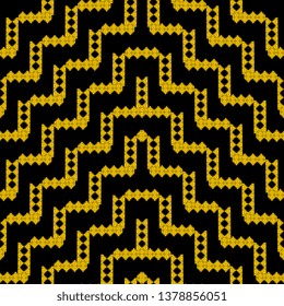 Trendy wallpaper design with minimal geometric abstract seamless pattern line stripes good for background and print.