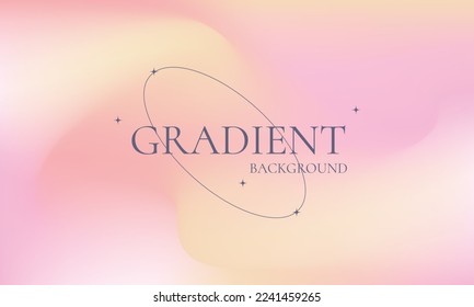 Trendy warm soft gradient background design. Modern bright mesh gradient vector, elegant soft blur texture, dynamic abstract cover Minimalist Holographic Fluid Wallpaper.