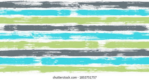 Trendy watercolor brush stripes seamless pattern. Ink paintbrush lines horizontal seamless texture for background. Hand drown paint strokes decoration artwork. For wallpaper.