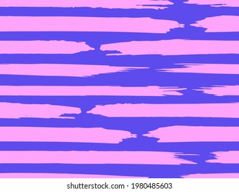 Patrón acuático de moda con rayas de colores pintadas con un pincel. Patrón de moda abstracto y sin fisuras. Un ejemplo de estilo de moda. Textura abstracta. Borde de fondo. Vector.