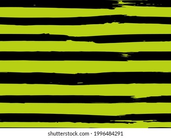 Trendy watercolor pattern with colored stripes painted with a brush. Trendy abstract seamless pattern. Sample of fashionable style. Abstract texture. Grunge background. Vector.