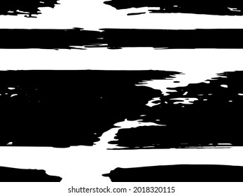 Patrón acuático de moda con rayas de colores pintadas con un pincel. Patrón de moda abstracto y sin fisuras. Un ejemplo de estilo de moda. Textura abstracta. Borde de fondo. Vector.