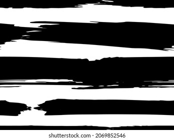 Patrón acuático de moda con rayas de colores pintadas con un pincel. Patrón de moda abstracto y sin fisuras. Un ejemplo de estilo de moda. Textura abstracta. Borde de fondo. Vector.