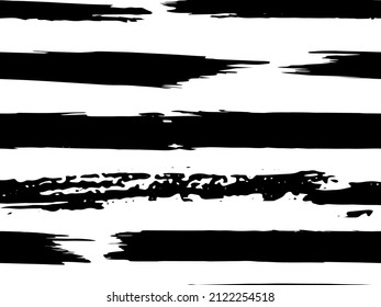 Trendy watercolor pattern with colored stripes painted with a brush. Trendy abstract seamless pattern. Sample of fashionable style. Abstract texture. Grunge background. Vector.