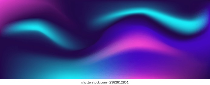 Olas de moda Fondo de degradado de fluido borroso. Abstracción de fondo morado y azul. Fondo moderno para afiches, página web de aterrizaje, tarjeta de invitación, club nocturno.