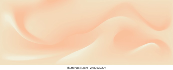 Trendy waves Fluid Blurred Gradient Background. Abstraction sandy Background. Desert dunes. Modern Backdrop for Poster, Landing Page Website, Invitation Card, Club. Mesh filling. Vector illustration.