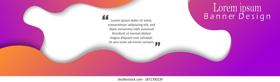 trendy web banner header template with trendy multicolor and fluid concept. fit for your web promotion,ads,online shop,header promotion.
