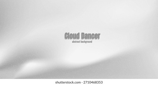 Gradiente branco moderno. Resumo fundo de ruído de textura borrada na cor de 2026. Modelo de gradiente de textura de efeito de filme granulado. Ilustração vetorial para seu design gráfico, banner, cartaz