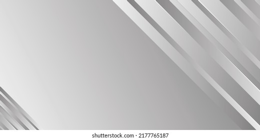 Trendy white and gray abstract background for Presentation design. white minimal abstract use for poster, template, architecture abstract, background shapes, illustration, vector