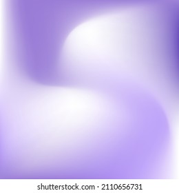 Trendy White Lavender Color Blurred Texture. Paint Watercolor Pastel Vibrant Fluid Swirl Gradient Mesh. Purple Liquid Dynamic Spotlight Background. White Fashion Violet Curve Gradient Background.