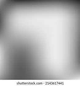 Trendy White Watercolor Empty Gradient Background. Minimal Vector Grey Dark Design Picture. Metallic Liquid Smooth Black Gradient Mesh. Digital Silver Aluminium Monochrome Blurry Wallpaper.