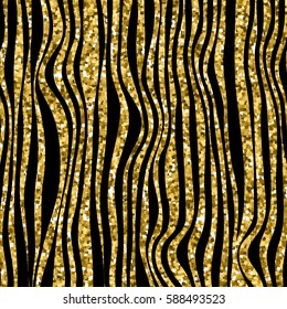 Trendy zebra Stripes background. Vector pattern