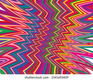 Trendy zigzag, great design for any purposes. Vector card design. Graphic vector. Zigzag pattern background. Trendy stripes pattern. Geometry curve lines pattern. Backdrop dynamic lines. Vintage style