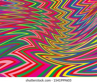 Trendy zigzag, great design for any purposes. Vector card design. Graphic vector. Zigzag pattern background. 