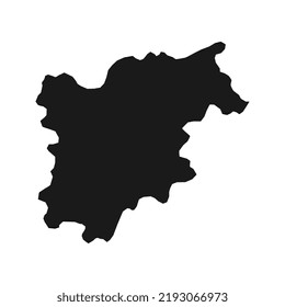 Trentino Alto Adige Map. Region of Italy. Vector illustration.