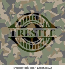 Trestle camouflage emblem