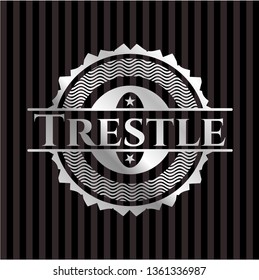 Trestle silver shiny emblem