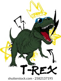 T-REX DINO STREET PRINT BOYS