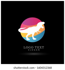 T-Rex & Dinosaur Logo. Symbol & Icon Vector Template.