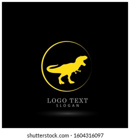 T-Rex & Dinosaur Logo. Symbol & Icon Vector Template.