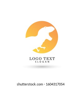 T-Rex & Dinosaur Logo. Symbol & Icon Vector Template.