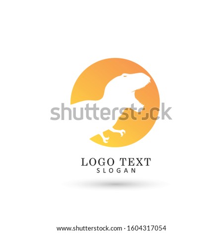 T-Rex & Dinosaur Logo. Symbol & Icon Vector Template.
