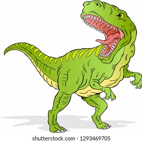 T-rex dinosaur vector