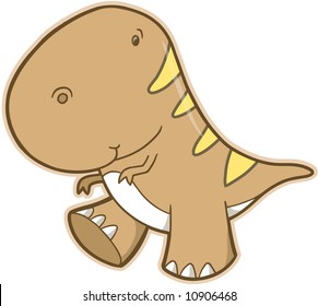 T-Rex Dinosaur Vector Illustration