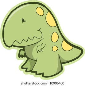 T-Rex Dinosaur Vector Illustration