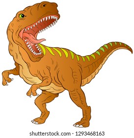 T-Rex dinosaur vector illustration