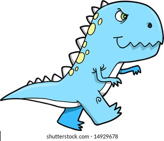 T-rex Dinosaur Vector Illustration