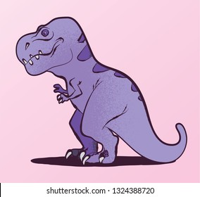 T-rex dinosaur vector - Vector isolated flat design