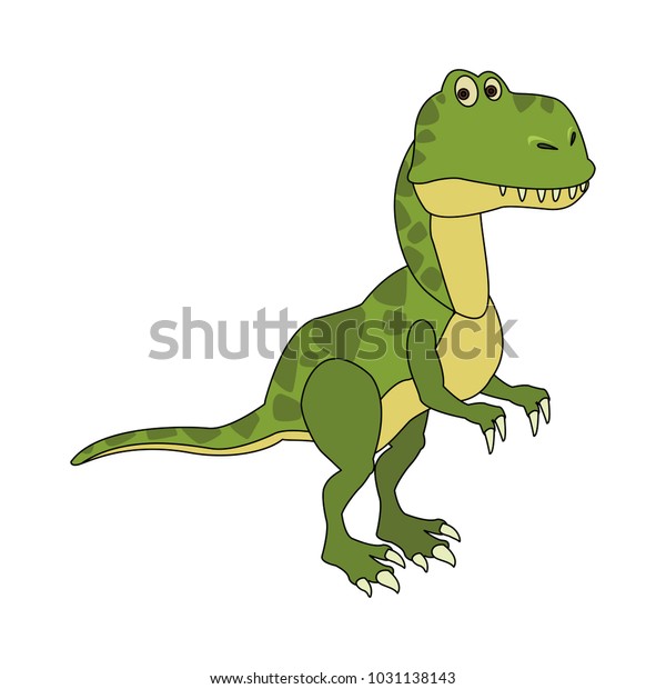 Trex Dinosuar Cartoon Stock Vector (Royalty Free) 1031138143 | Shutterstock