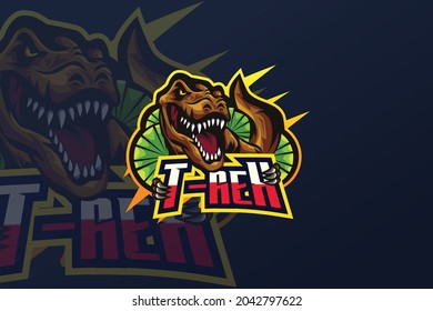 T-Rex - Esport Logo Template