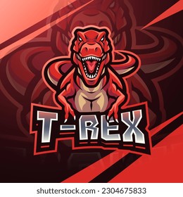 T-Rex-Design für das Maskottlogo