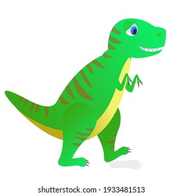 Trex Icon Cartoon Illustration Isolated Stock Vector (Royalty Free ...