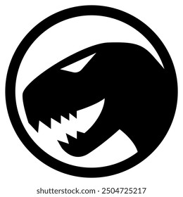 T-rex icon vector illustration graphic design