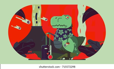 t-rex illustration