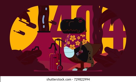 t-rex illustration