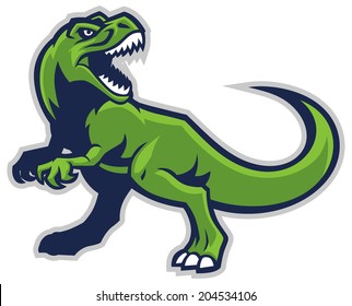 t-rex mascot